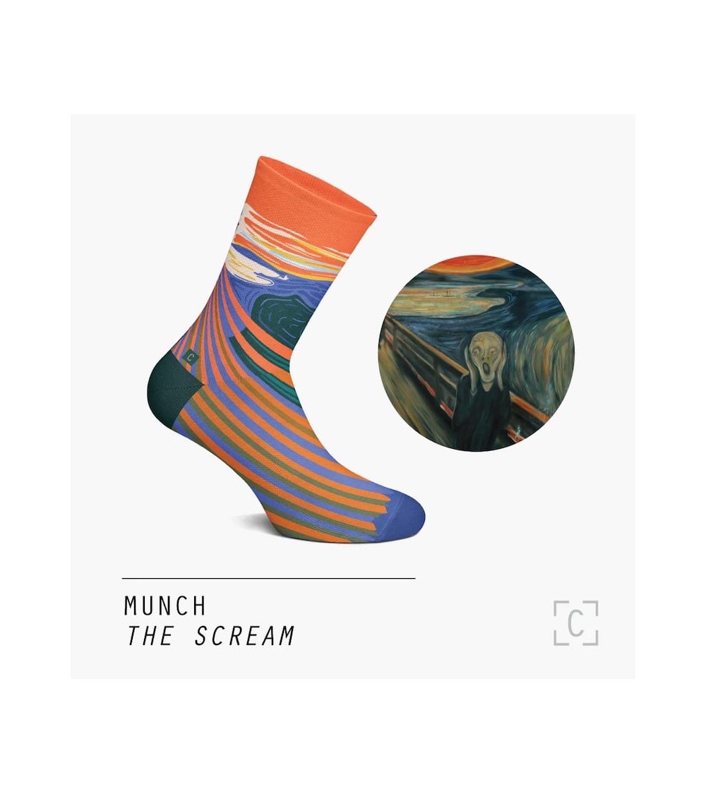 Socks - Edvard Munch's The Scream Curator Socks funny crazy cute cool best pop socks for women men
