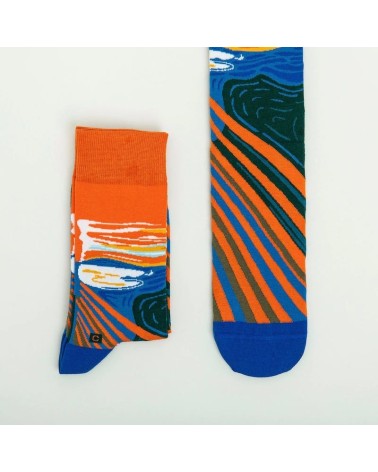 Chaussettes - Le Cri d'Edvard Munch Curator Socks jolies pour femme originales pour homme chausset rigolotes drole Suisse