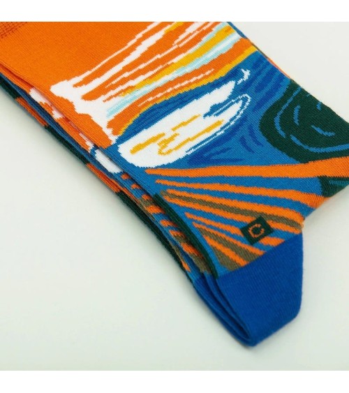 Socken - Der Schrei von Edvard Munch Curator Socks socke kuschelsocken für damen lustig herren farbige coole socken