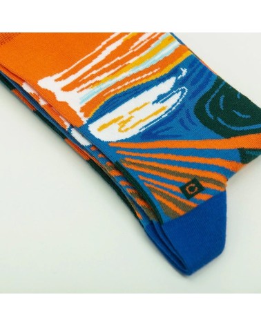 Socken - Der Schrei von Edvard Munch Curator Socks socke kuschelsocken für damen lustig herren farbige coole socken