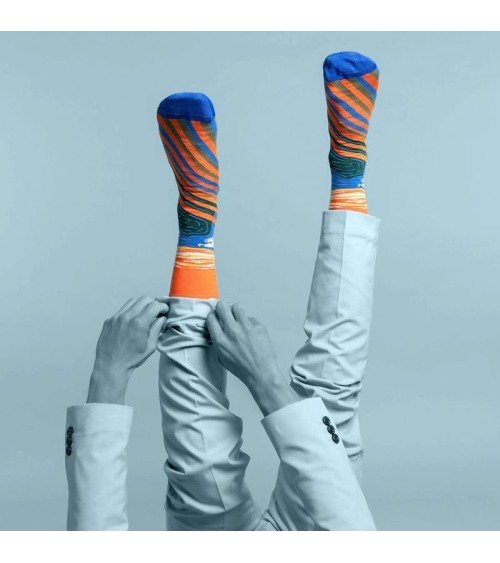 Chaussettes - Le Cri d'Edvard Munch Curator Socks Chaussettes design suisse original