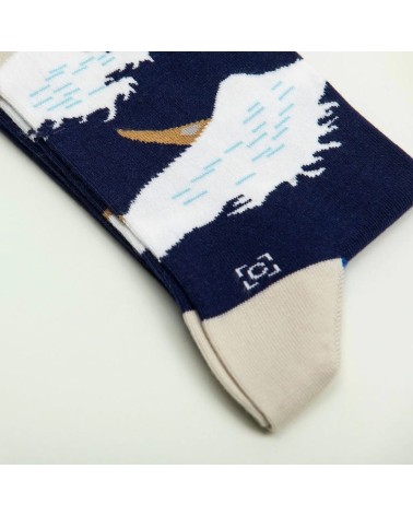 Calzini - La grande onda di Kanagawa - Katsushika Hokusai Curator Socks calze da uomo per donna divertenti simpatici particolari