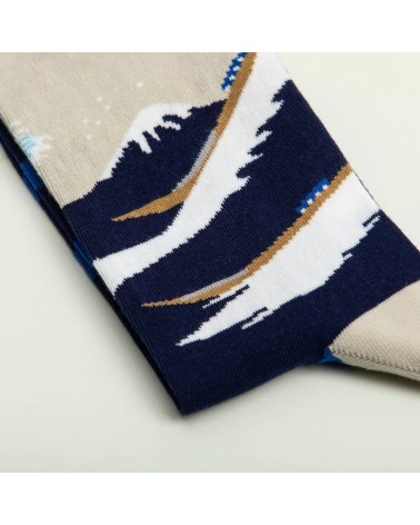 Calzini - La grande onda di Kanagawa - Katsushika Hokusai Curator Socks calze da uomo per donna divertenti simpatici particolari