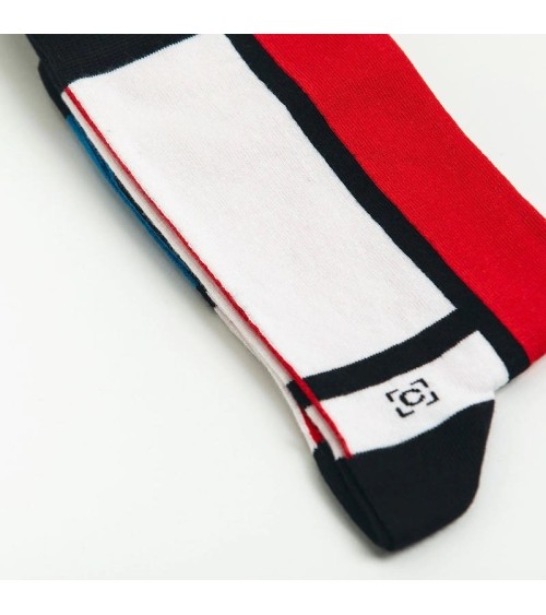 Socken - Komposition II in Rot, Blau und Gelb von Piet Mondrian Curator Socks socke kuschelsocken für damen lustig herren far...