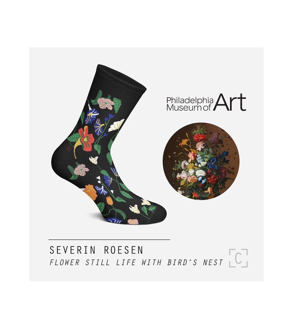 Socken - Stillleben mit Vogelnest von Severin Rosens Curator Socks socke kuschelsocken für damen lustig herren farbige coole ...