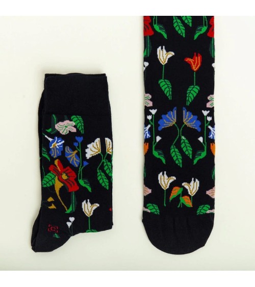 Chaussettes - La Nature morte avec nid d'oiseau de Severin Roesen Curator Socks jolies pour femme originales pour homme chaus...