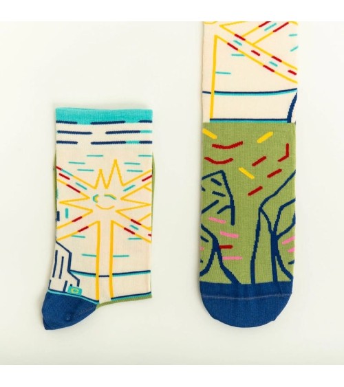 Socken - Die Sonne von Edvard Munch Curator Socks socke kuschelsocken für damen lustig herren farbige coole socken