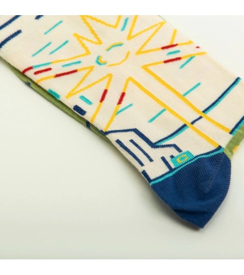 Socken - Die Sonne von Edvard Munch Curator Socks socke kuschelsocken für damen lustig herren farbige coole socken