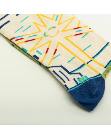Calzini - Il sole di Edvard Munch Curator Socks calze da uomo per donna divertenti simpatici particolari
