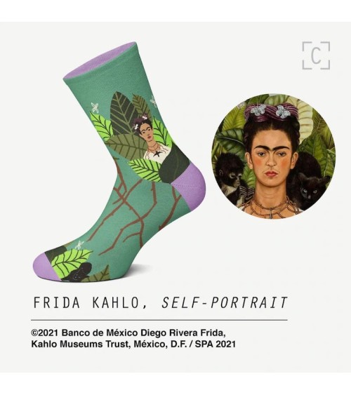 Calzini - Autoritratto di Frida Kahlo Curator Socks calze da uomo per donna divertenti simpatici particolari