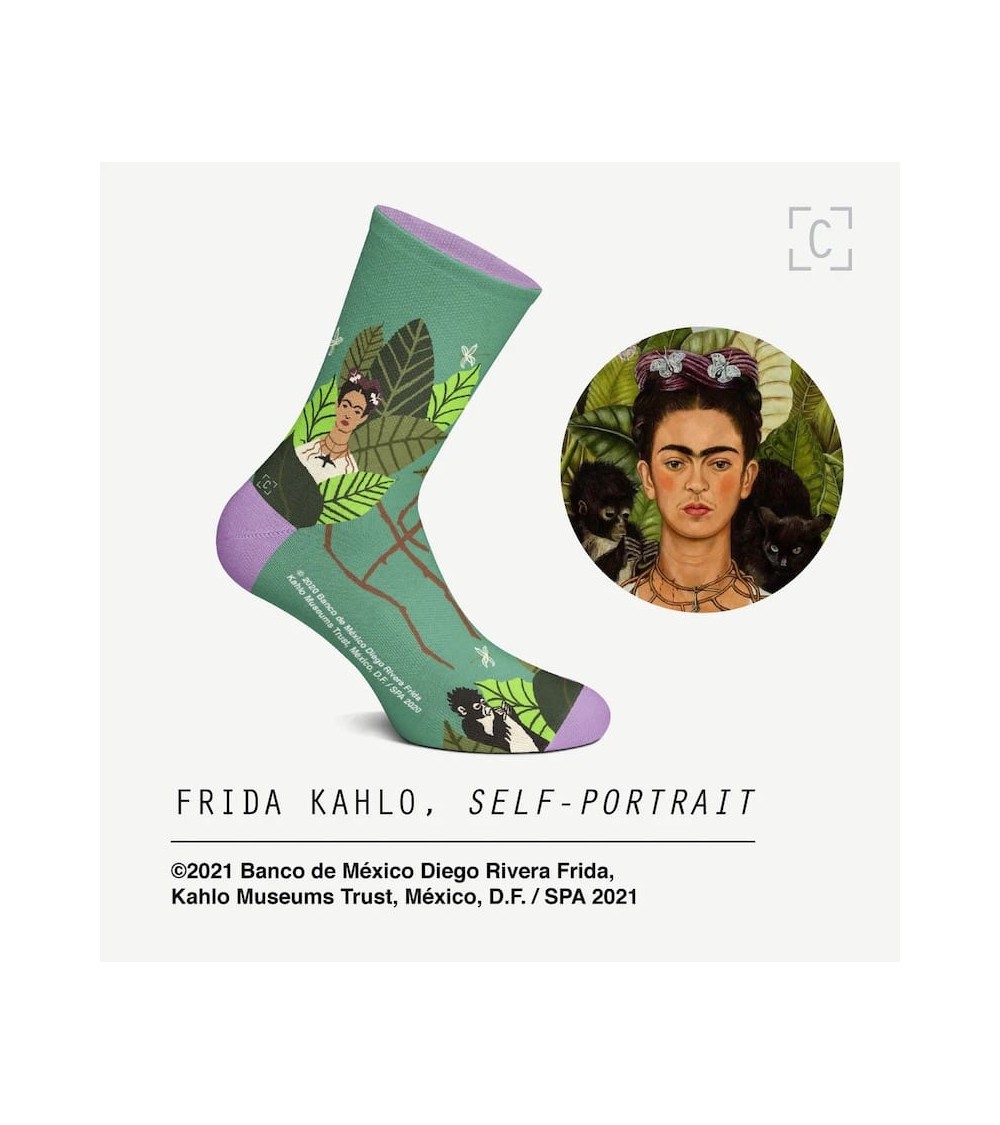 Calzini - Autoritratto di Frida Kahlo Curator Socks calze da uomo per donna divertenti simpatici particolari