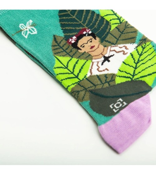 Chaussettes - Autoportrait de Frida Kahlo Curator Socks jolies chausset pour homme femme fantaisie drole originales