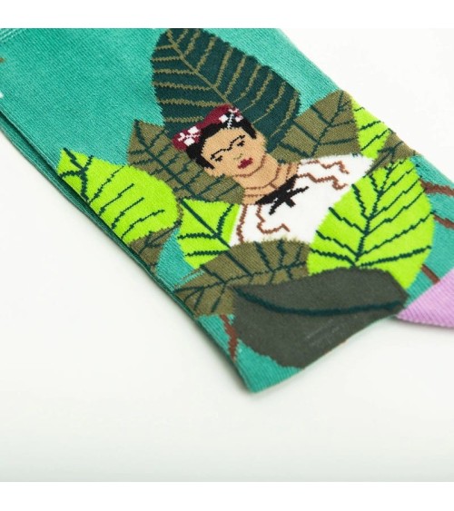 Chaussettes - Autoportrait de Frida Kahlo Curator Socks jolies chausset pour homme femme fantaisie drole originales