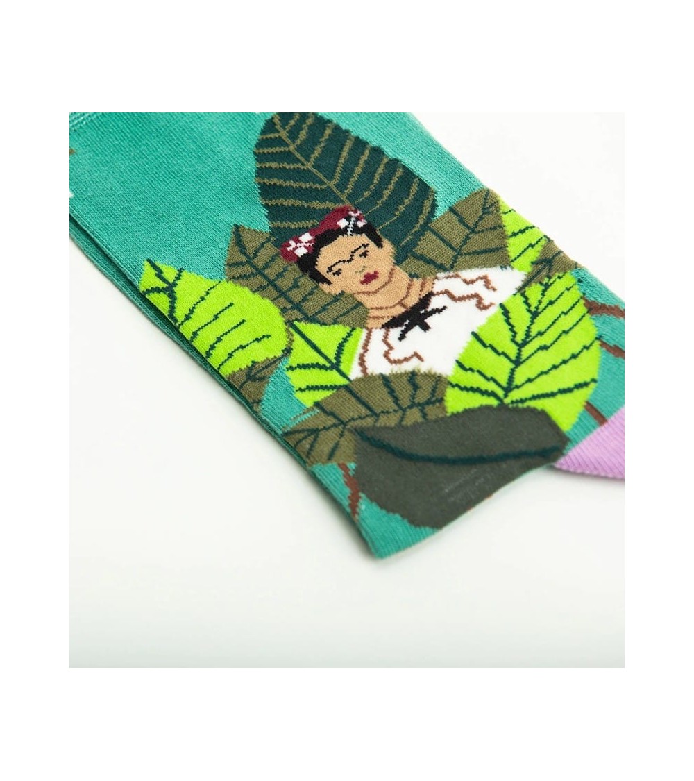 Chaussettes - Autoportrait de Frida Kahlo Curator Socks jolies pour femme originales pour homme chausset rigolotes drole Suisse