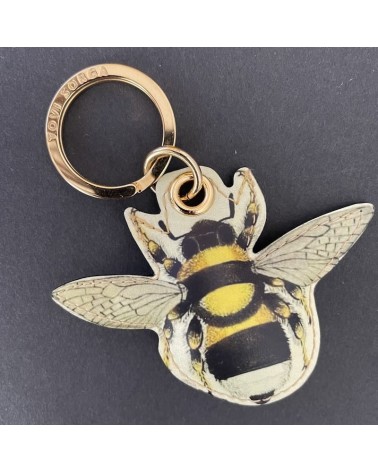 Leather Keyring - Bee Alkemest original gift idea switzerland