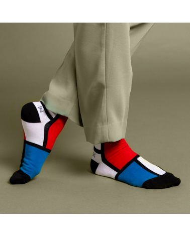 Socken - Komposition II in Rot, Blau und Gelb von Piet Mondrian Curator Socks socke kuschelsocken für damen lustig herren far...