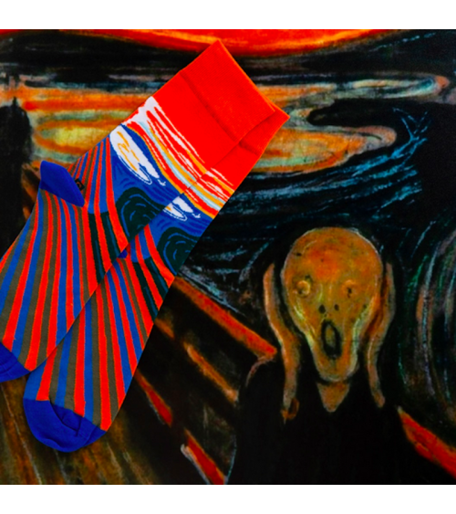 Socken - Der Schrei von Edvard Munch Curator Socks socke kuschelsocken für damen lustig herren farbige coole socken