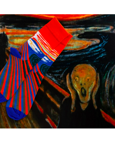 Socks - Edvard Munch's The Scream Curator Socks funny crazy cute cool best pop socks for women men