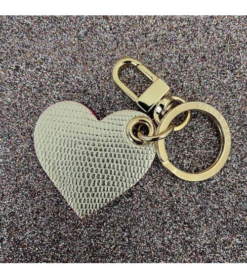 Schlüsselanhänger aus Leder - Goldenes Herz Alkemest geschenkidee schweiz kaufen