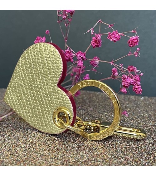 Schlüsselanhänger aus Leder - Goldenes Herz Alkemest geschenkidee schweiz kaufen