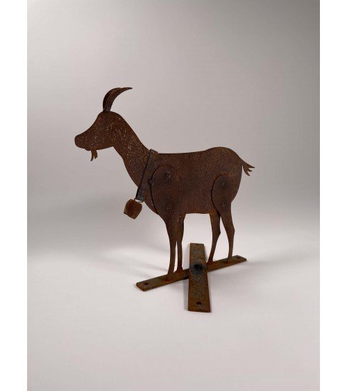 Goat - Rusty metal garden sculpture Emil Neff outdoor garden decor terrace balcony