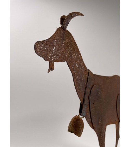 Goat - Rusty metal garden sculpture Emil Neff outdoor garden decor terrace balcony