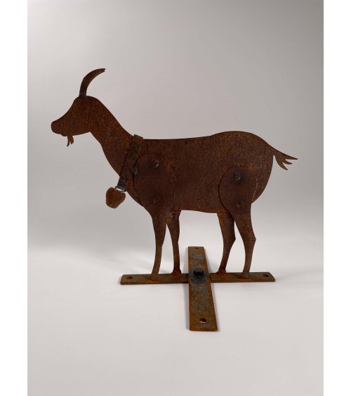 Goat - Rusty metal garden sculpture Emil Neff outdoor garden decor terrace balcony