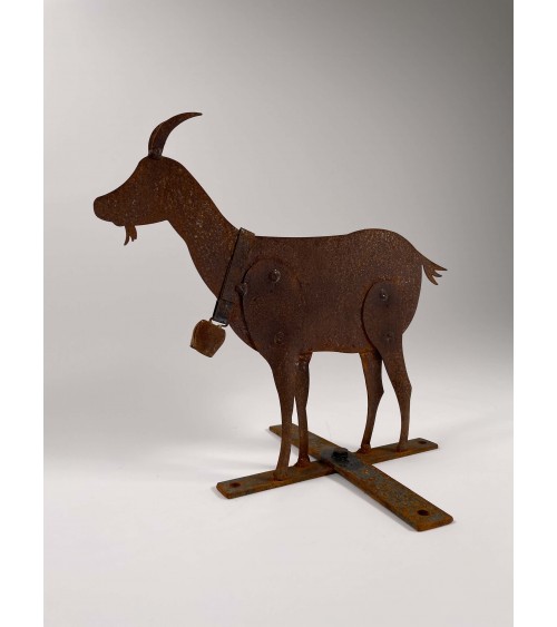 Goat - Rusty metal garden sculpture Emil Neff outdoor garden decor terrace balcony