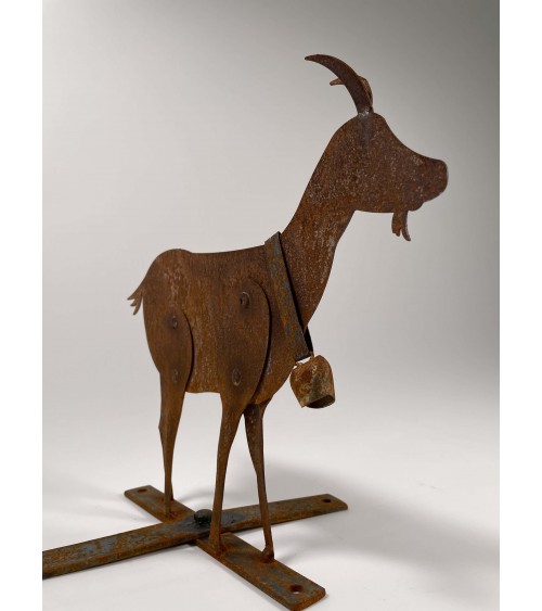 Goat - Rusty metal garden sculpture Emil Neff outdoor garden decor terrace balcony