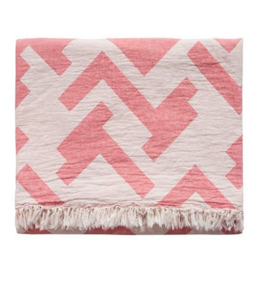Cotton Blanket - FLORENS Copper Brita Sweden Throw and Blanket design switzerland original