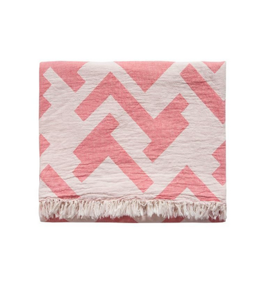 Cotton Blanket - FLORENS Copper Brita Sweden best for sofa throw warm cozy soft