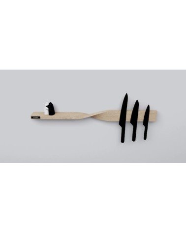 Twist Shelf - Étagère Murale design en bois Lawa Design Kitatori suisse