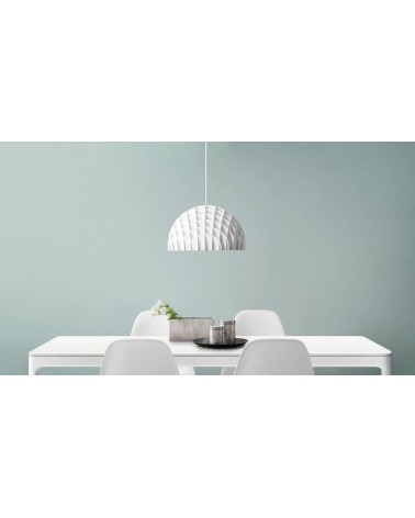 Arc Blanc - Suspension luminaire design Lawa Design lampes suspendues design lustre moderne salon salle à manger cuisine