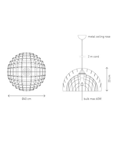 Arc Plywood - Lampada a sospensione design Lawa Design lampade lampadario design moderne led cucina camera soggiorno