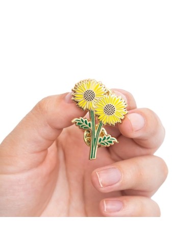 Pin's - Tournesol Plant Scouts pins rare métal originaux bijoux suisse
