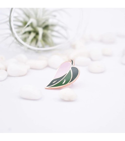 Emaille Pin - Philodendron Pink Princess Plant Scouts Anstecknadel Ansteckpins pins anstecknadeln kaufen