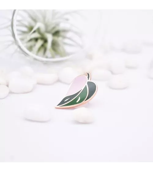 Pin's - Philodendron Pink Princess Plant Scouts pins rare métal originaux bijoux suisse