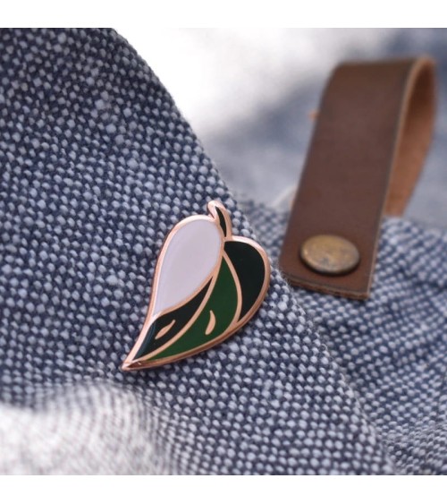 Enamel Pin - Philodendron Pink Princess Plant Scouts broches and pins hat pin badges collectible