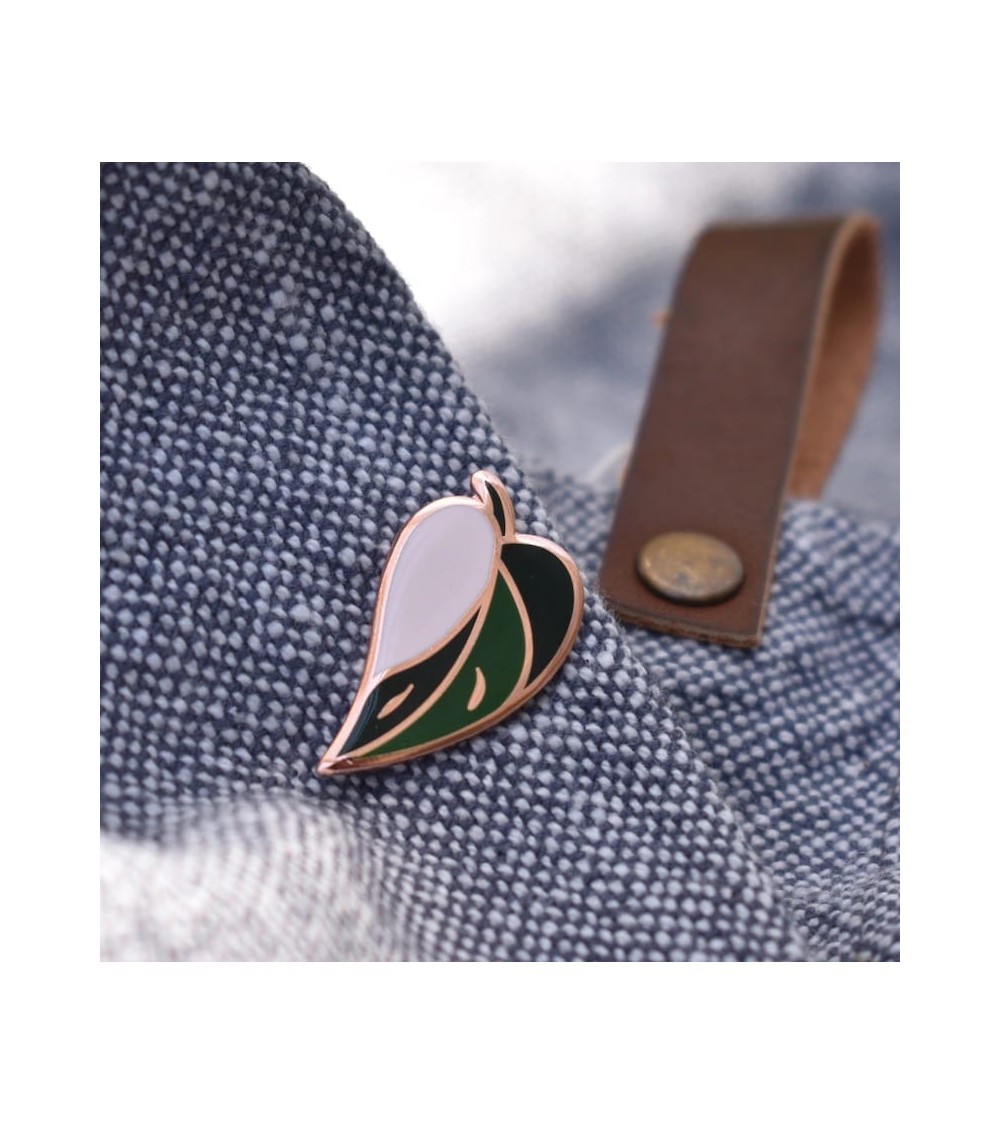 Pin's - Philodendron Pink Princess Plant Scouts pins rare métal originaux bijoux suisse