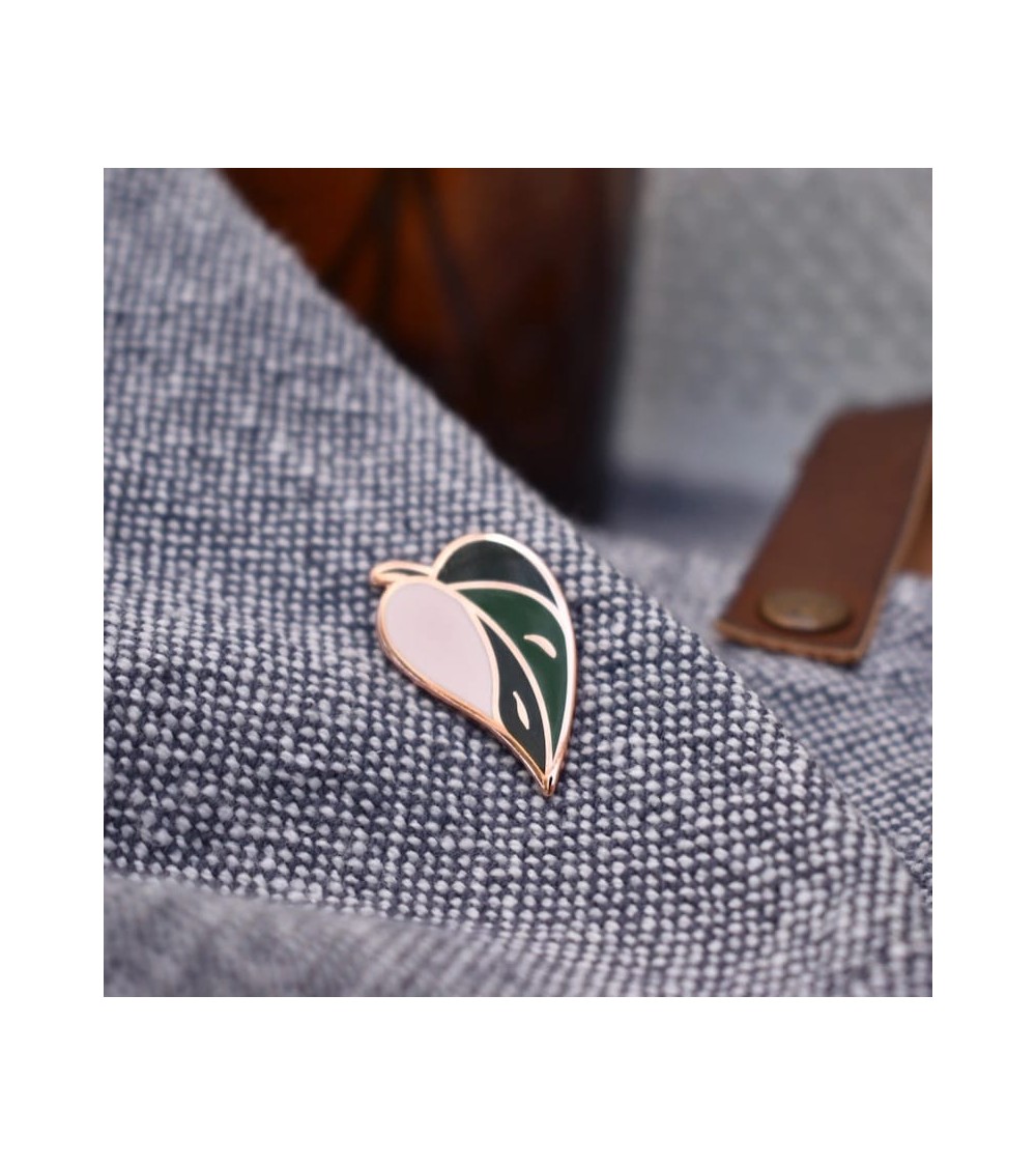 Pin's - Philodendron Pink Princess Plant Scouts pins rare métal originaux bijoux suisse