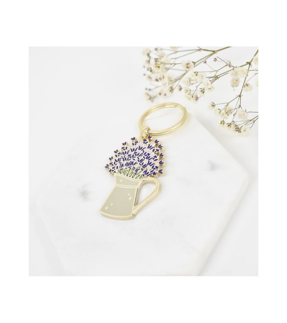 Keychain - Lavender Plant Scouts original gift idea switzerland