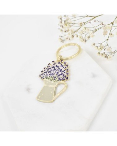 Keychain - Lavender Plant Scouts original gift idea switzerland