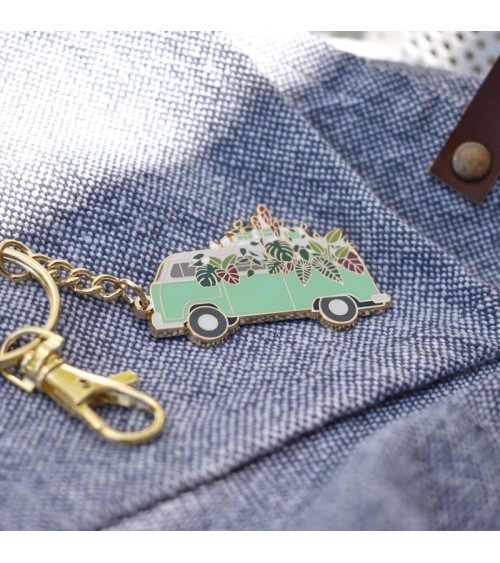 Keychain - Plant Power Bus Plant Scouts original gift idea switzerland