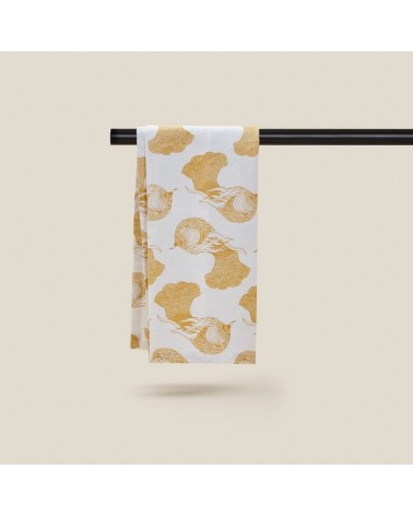 Tea Towel - Mustard Atelier Mouti best kitchen hand towels fall funny cute