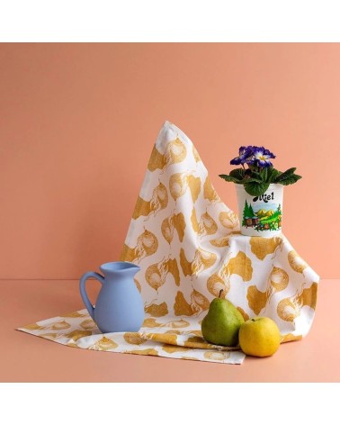 Tea Towel - Mustard Atelier Mouti best kitchen hand towels fall funny cute