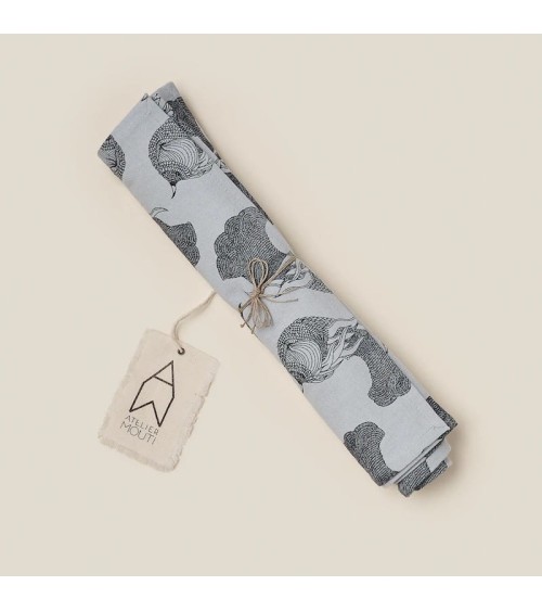 Set de Table - Bleu Gris Atelier Mouti original suisse
