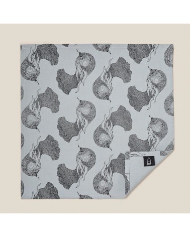 Set of 4 cloth Napkins - Blue-Grey Atelier Mouti