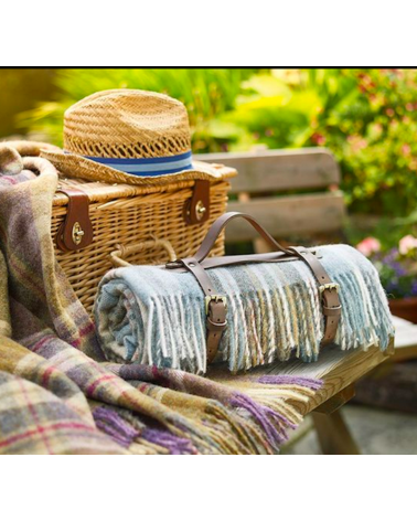 Cinghia per coperta da picnic in pelle - KITATORI Svizzera