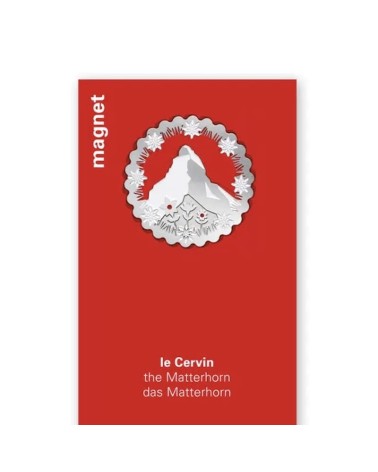 Le Cervin - Aimant décoratif, Magnet pour frigo tout simplement, original kitatori suisse
