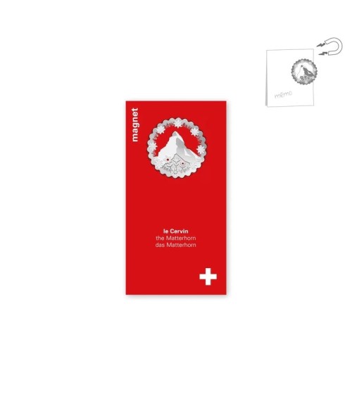 Le Cervin - Aimant décoratif, Magnet pour frigo tout simplement, original kitatori suisse